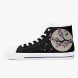 Crake High Top Moon Sakura laced custom prints canvas shoes at RM MYR289