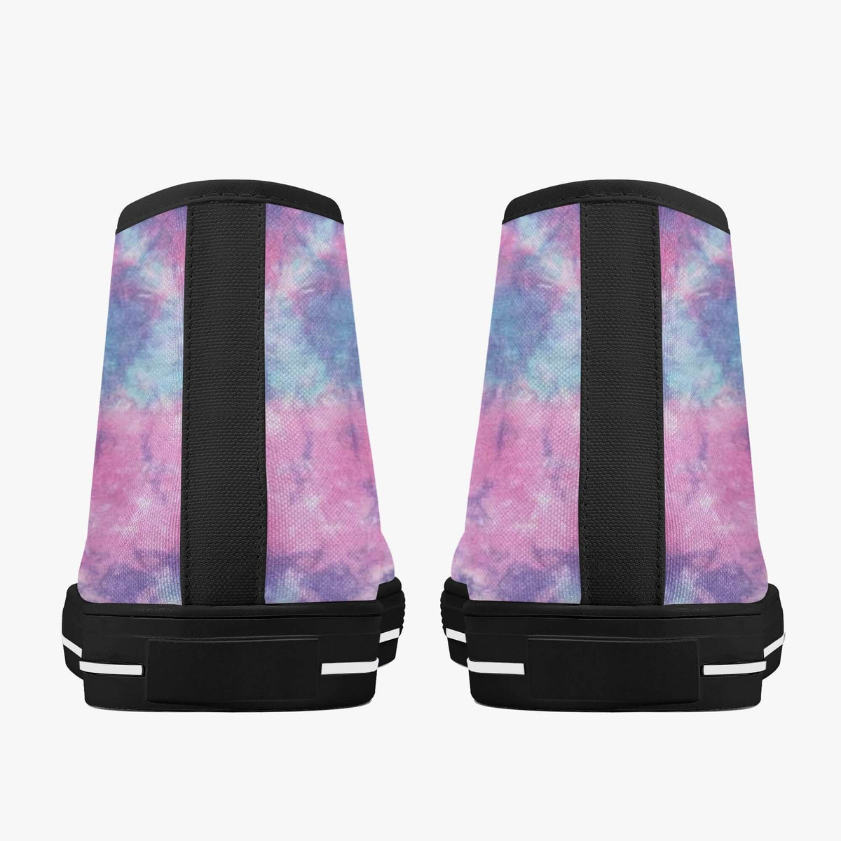 Crake High Top Abstract Water Ink laced custom prints canvas shoes