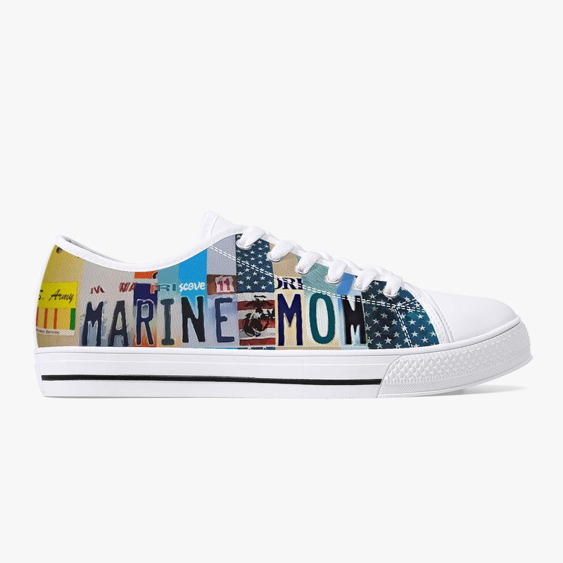Crake Low Top Marine Mom laced custom prints canvas shoes at RM MYR289