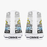 Crake High Top BT21 laced custom prints canvas shoes at RM MYR289