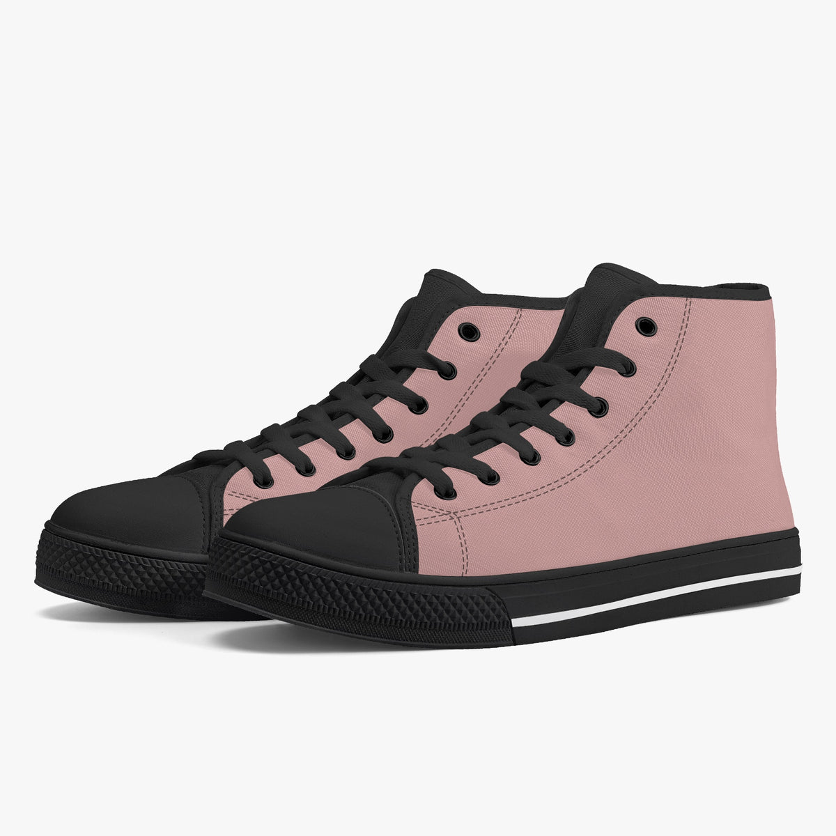 Crake High Top Lips laced custom prints canvas shoes