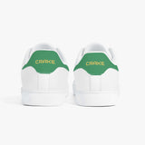 Crake Frida - Green laced minimalist unisex white sneakers at RM MYR289