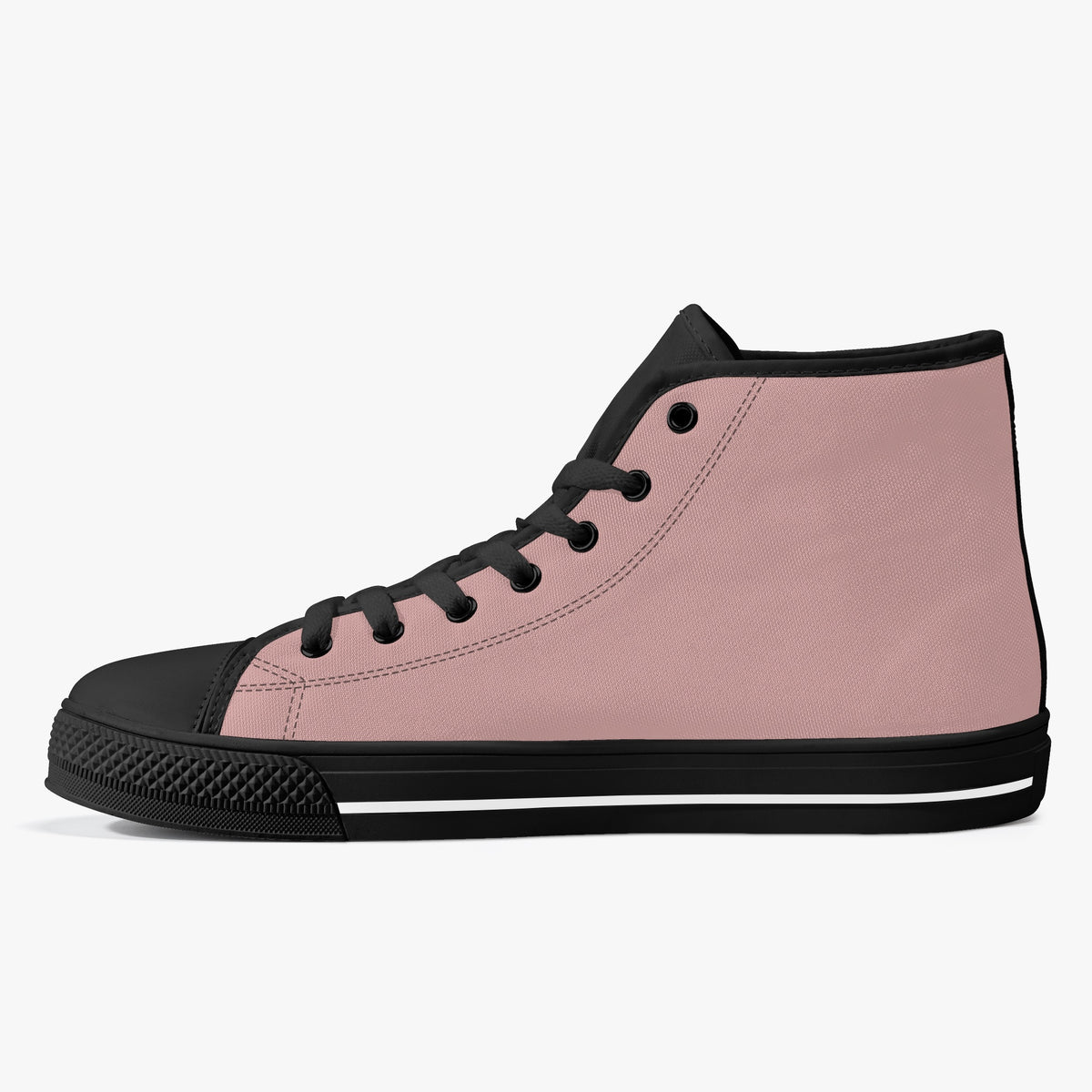 Crake High Top Lips laced custom prints canvas shoes