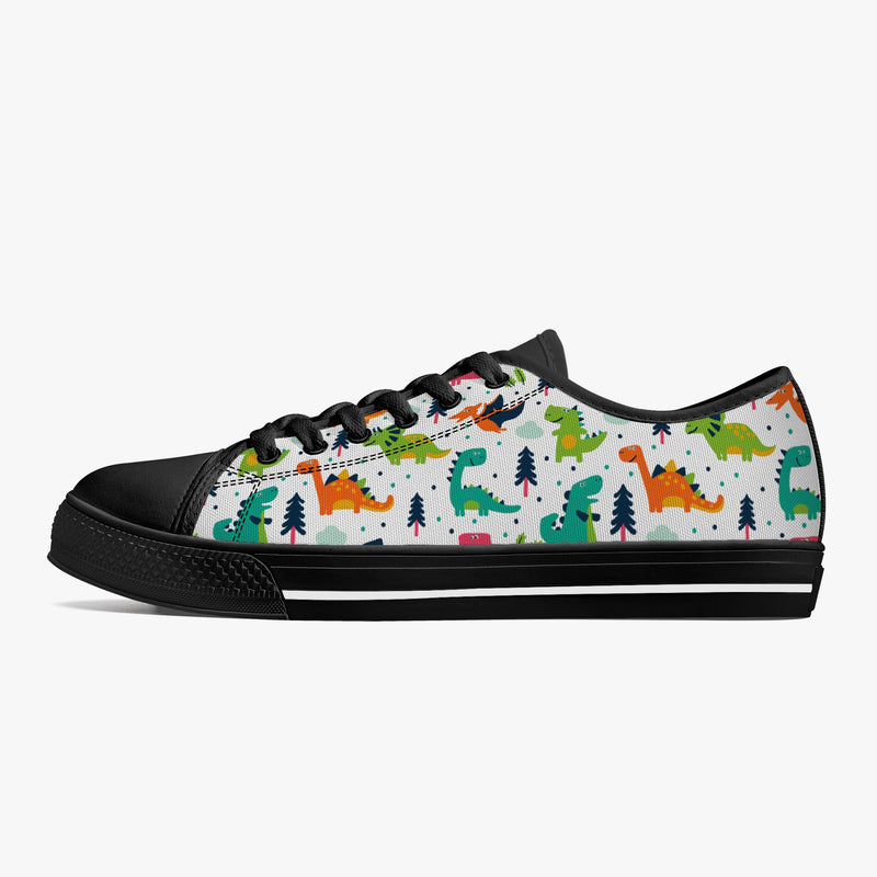 Crake Low Top Dinasaurs laced custom prints canvas shoes at RM MYR289