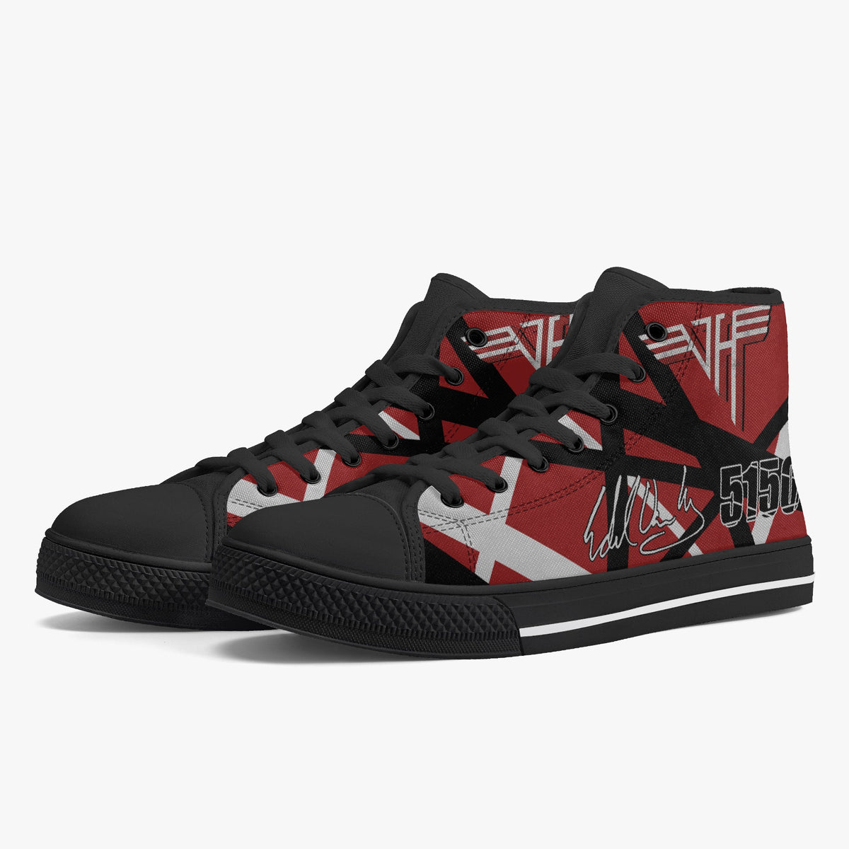 Crake High Top The 5150 laced custom prints canvas shoes