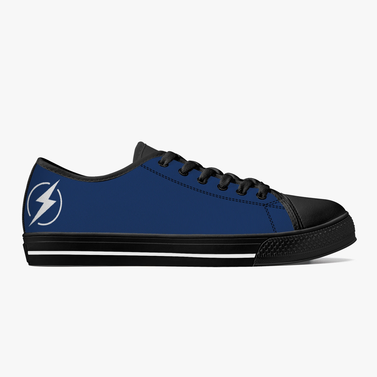 Crake Low Top Bolt laced custom prints canvas shoes