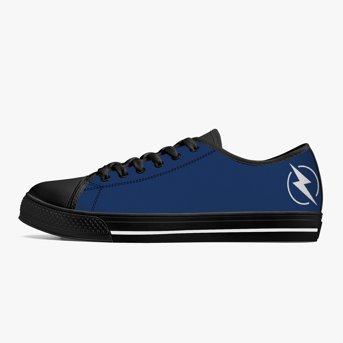 Crake Low Top Bolt laced custom prints canvas shoes