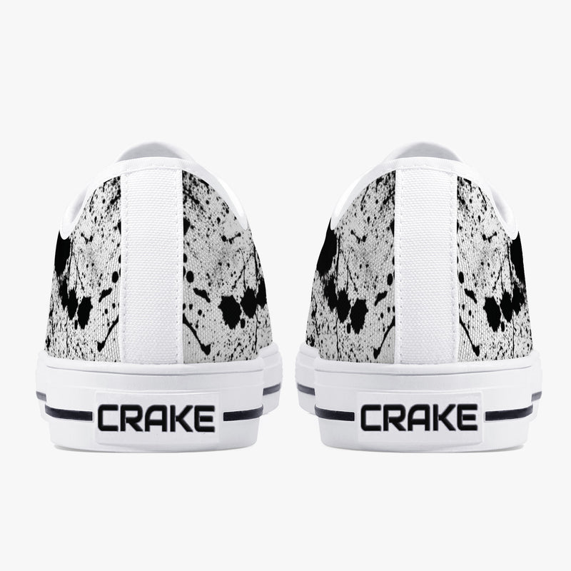 Crake Low Top Scarecrow laced custom prints canvas shoes at RM MYR289