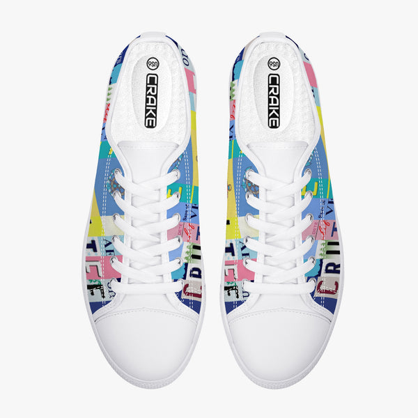Crake Low Top Cruise Life laced custom prints canvas shoes at RM MYR289