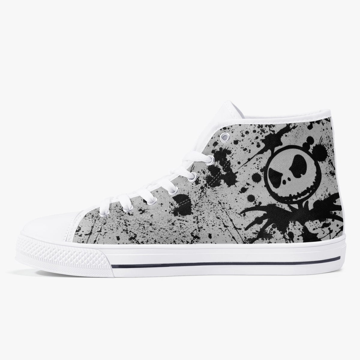 Crake High Top Scarecrow laced custom prints canvas shoes