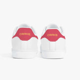 Crake Frida - Chili laced minimalist unisex white sneakers at RM MYR289