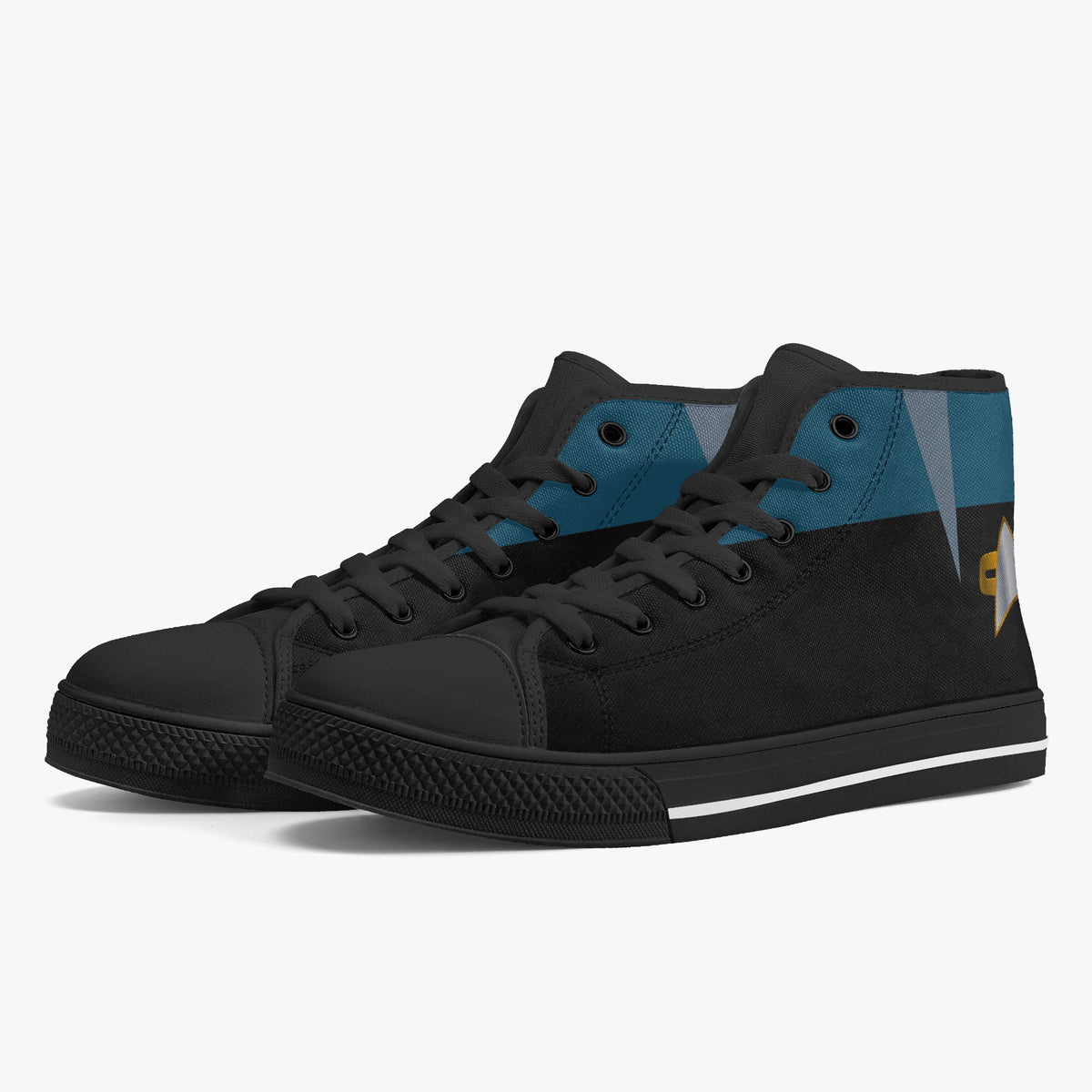 Crake High Top The Locker laced custom prints canvas shoes