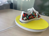 Crake Low top Books of wisdom laced custom prints canvas shoes at RM MYR289