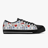 Crake Low Top William Hawks laced custom prints canvas shoes at RM MYR289