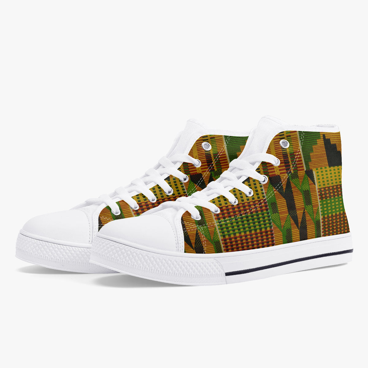 Crake High Top Tatami laced custom prints canvas shoes