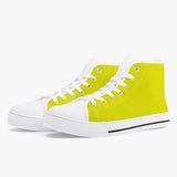Crake High Top Lemon laced high top plain color canvas shoes at RM MYR289
