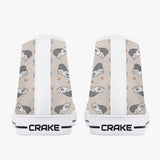 Crake High Top The White Dogs laced custom prints canvas shoes at RM MYR289