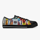 Crake Low Top Jeep Girl laced custom prints canvas shoes at RM MYR289