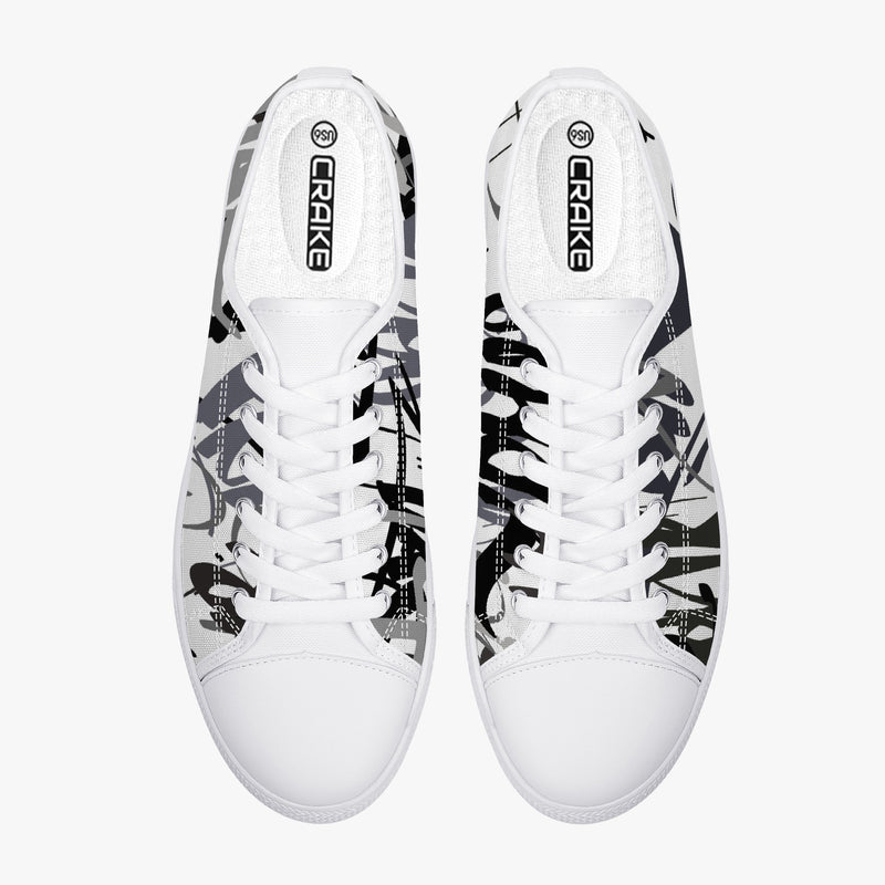 Crake Low Top Sapporo laced custom prints canvas shoes at RM MYR289