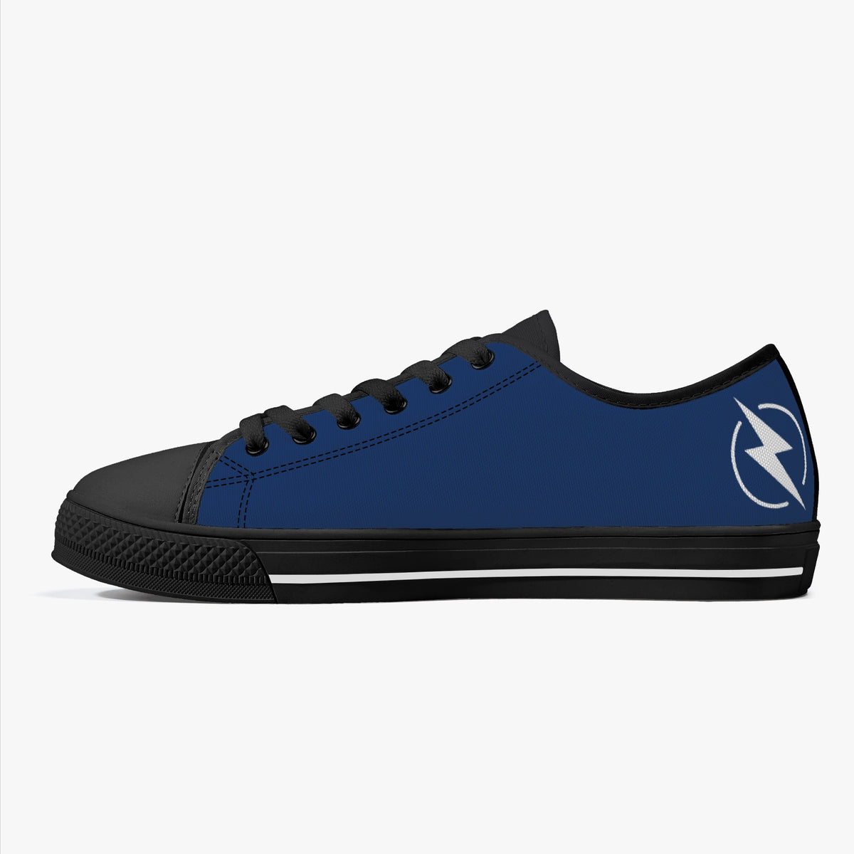 Crake Low Top Bolt laced custom prints canvas shoes