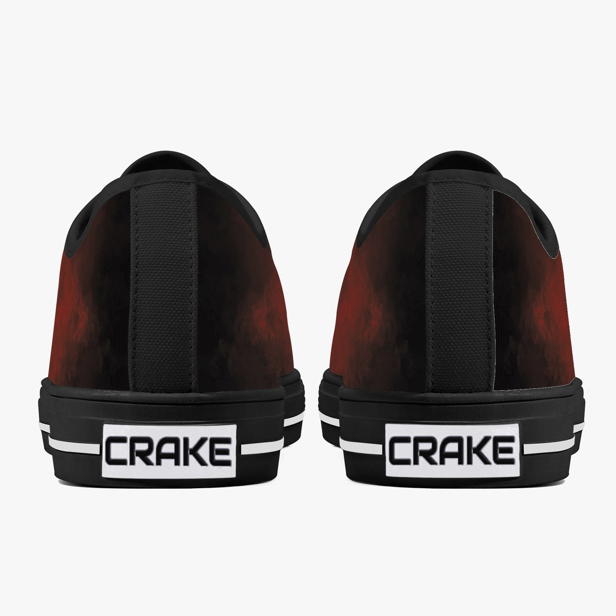 Crake Low Top Smoking Kills laced custom prints canvas shoes