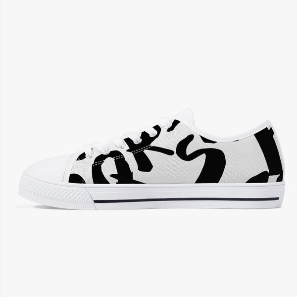 Crake Low Top Latin laced custom prints canvas shoes at RM MYR289