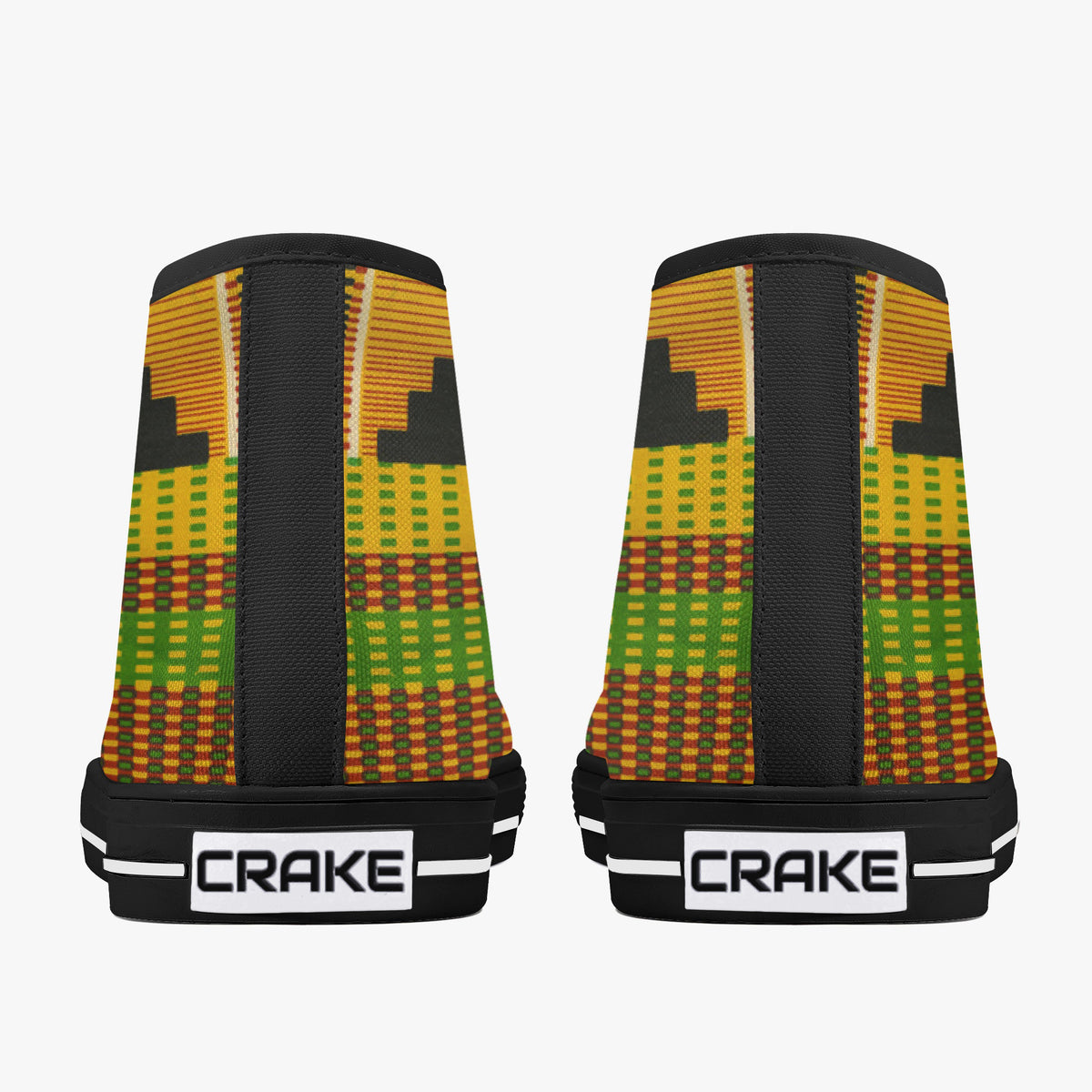 Crake High Top Tatami laced custom prints canvas shoes