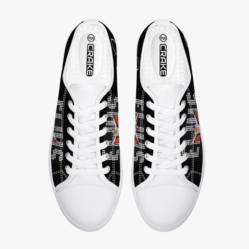 Crake Low Top Elvis laced custom prints canvas shoes at RM MYR289