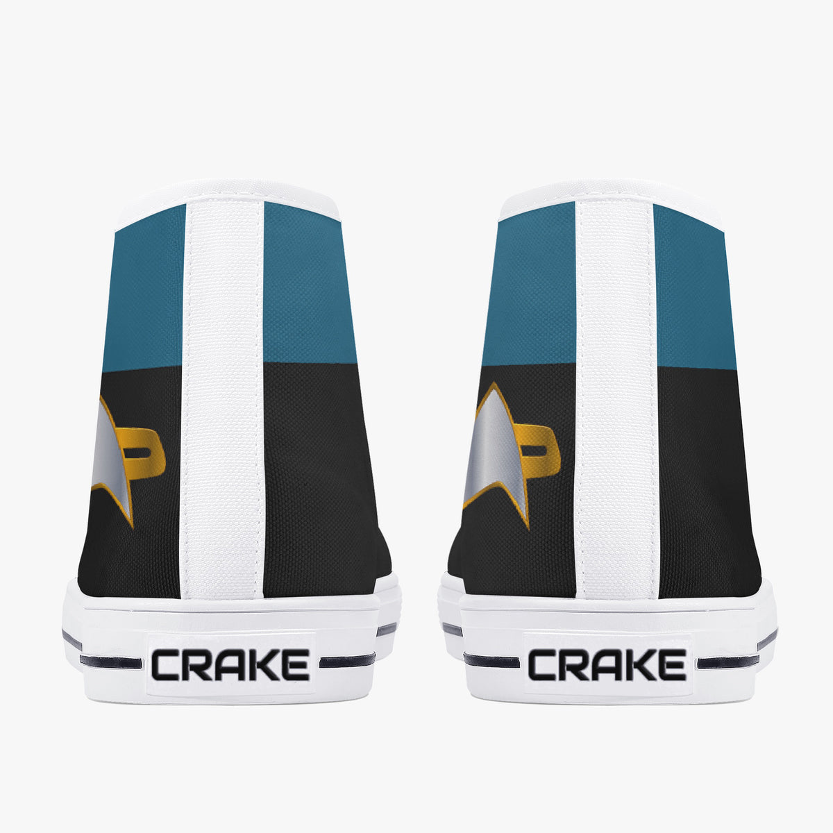 Crake High Top The Locker laced custom prints canvas shoes
