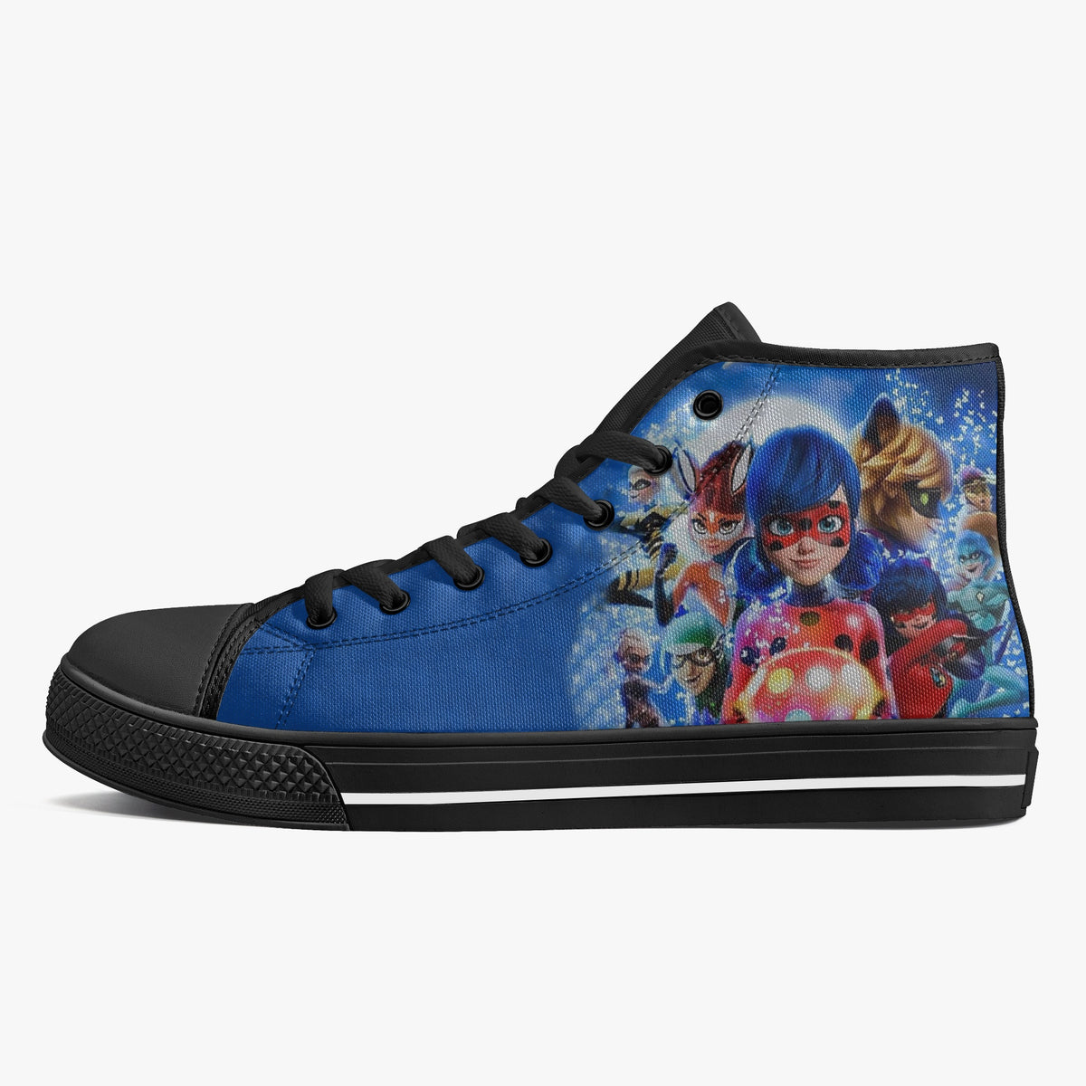 Crake High Top Hokkaigirls laced custom prints canvas shoes