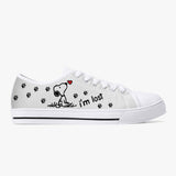 Crake Low Top Im Lost laced custom prints canvas shoes at RM MYR289