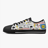Crake Low Top William Hardware laced custom prints canvas shoes at RM MYR289