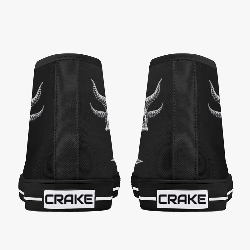 Crake High Top Hades laced custom prints canvas shoes at RM MYR289