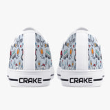 Crake Low Top Ambulances laced custom prints canvas shoes at RM MYR289