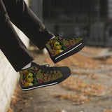 Crake High Top Purple Rosie 2 laced custom prints canvas shoes at RM MYR289