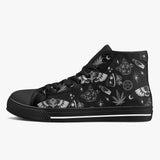 Crake High Top Cats and Butterflies laced custom prints canvas shoes at RM MYR289
