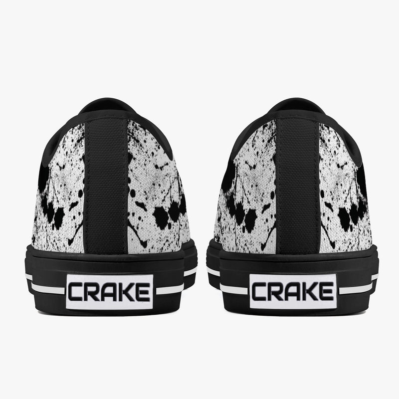 Crake Low Top Scarecrow laced custom prints canvas shoes at RM MYR289