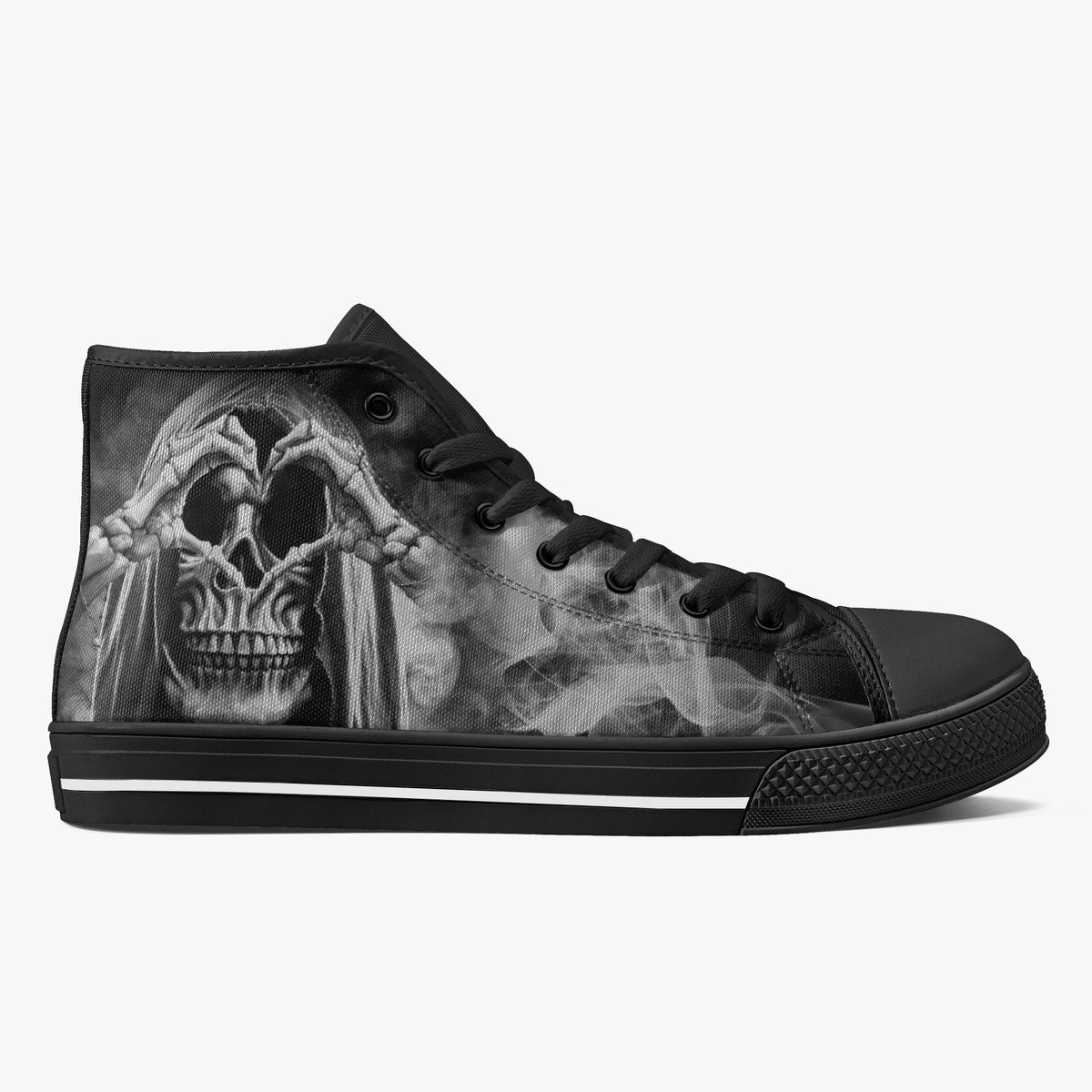 Crake High Top Dark Lord laced custom prints canvas shoes