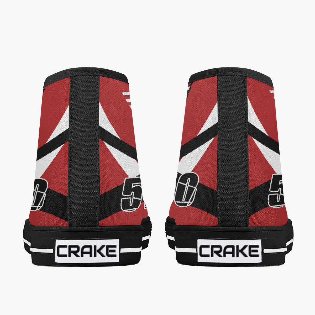 Crake High Top The 5150 laced custom prints canvas shoes