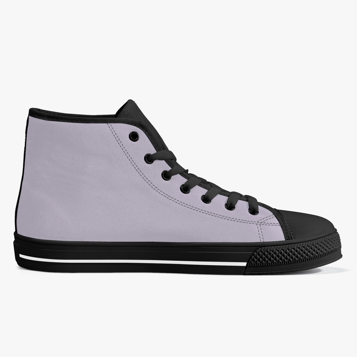 Crake High Top Cloud laced high top plain color canvas shoes