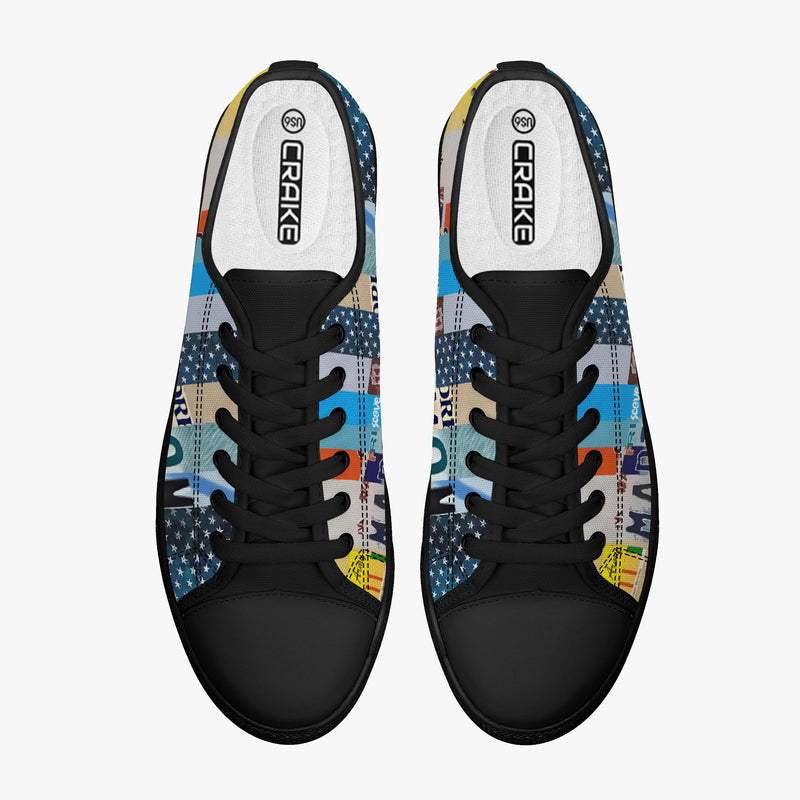 Crake Low Top Marine Mom laced custom prints canvas shoes at RM MYR289
