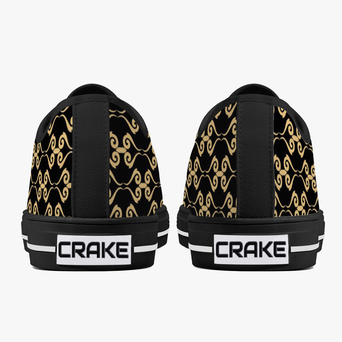 Crake Low Top Lux Toy laced custom prints canvas shoes