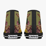 Crake High Top Purple Rosie 2 laced custom prints canvas shoes at RM MYR289