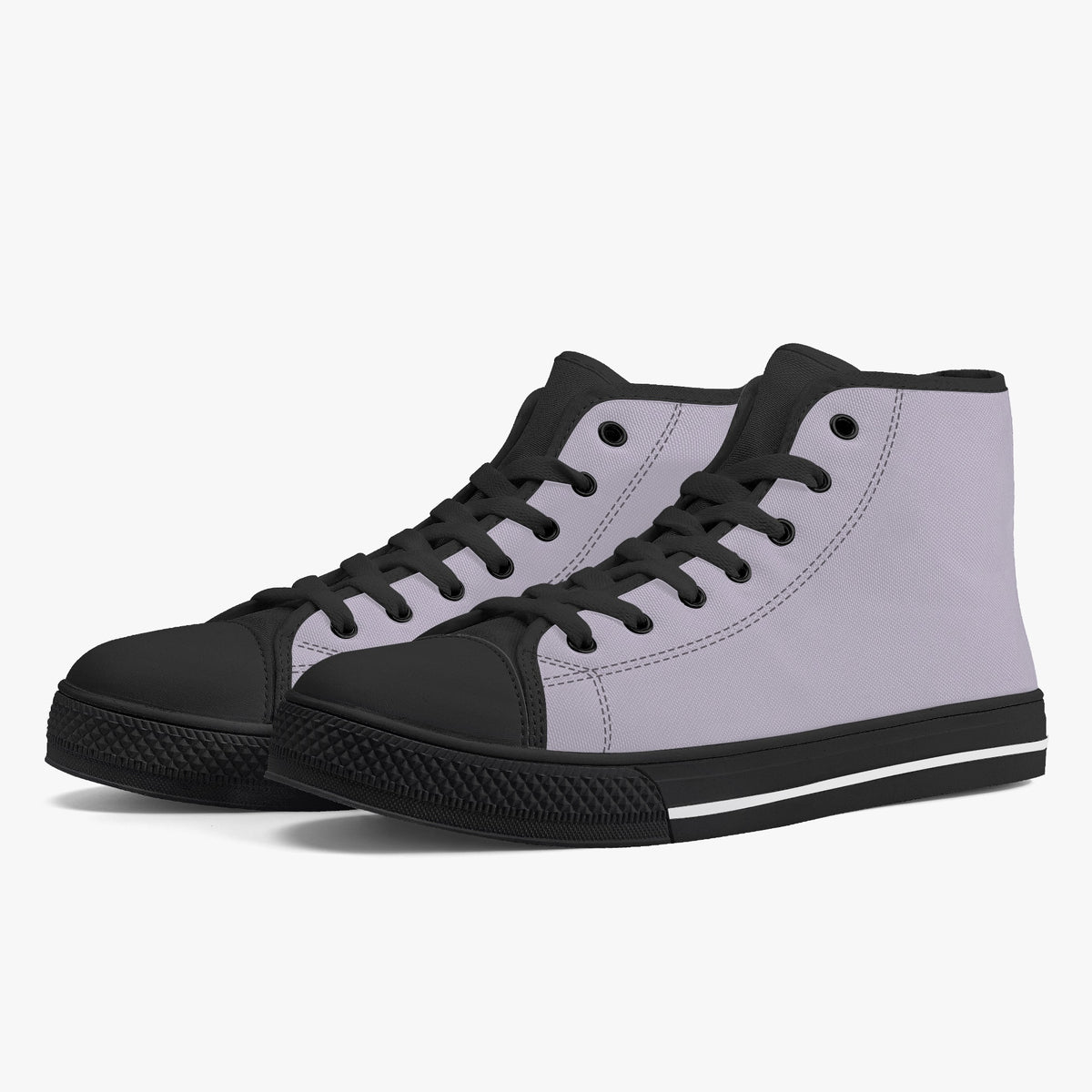 Crake High Top Cloud laced high top plain color canvas shoes