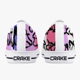 Crake Low Top Devilo laced custom prints canvas shoes at RM MYR289